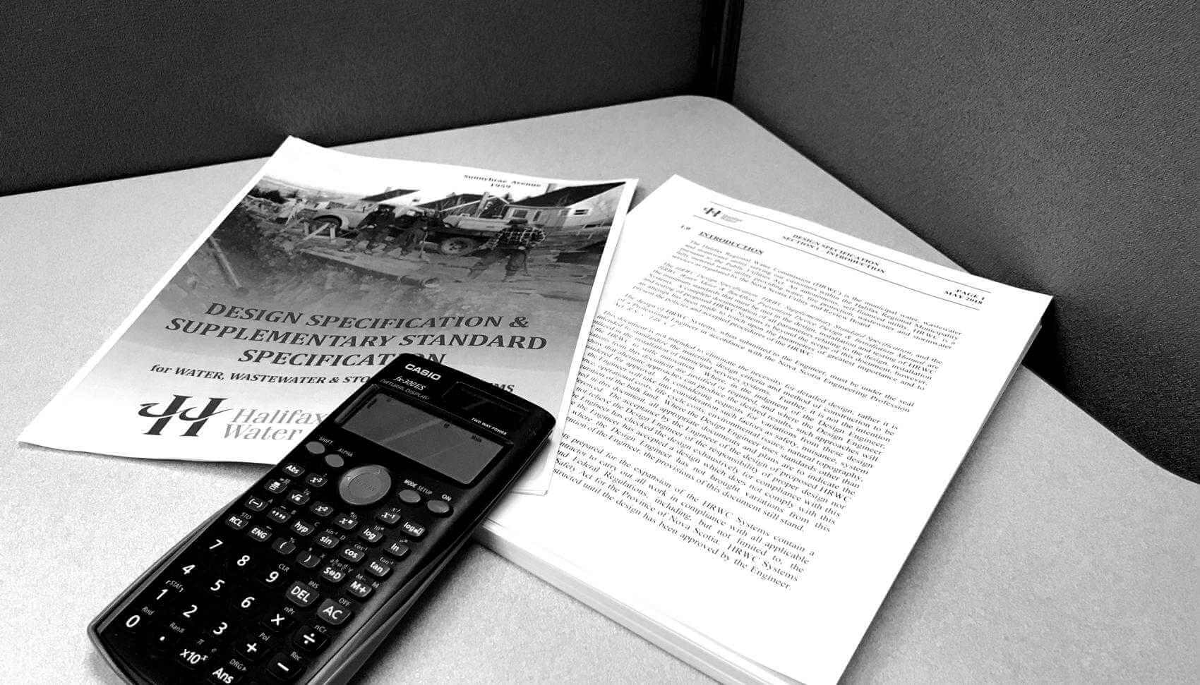 Halifax Water Design Specification