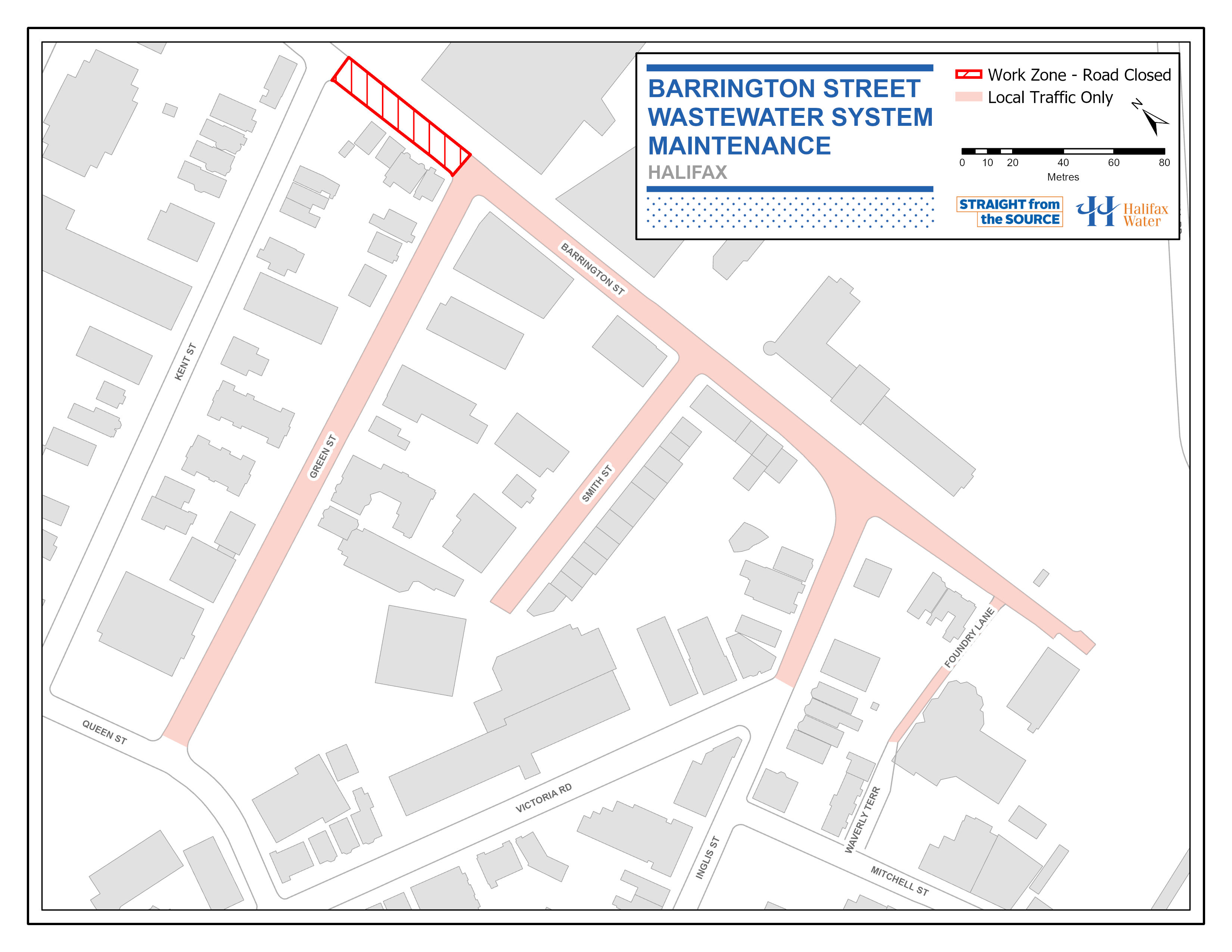 Halifax Water PSA Map - Barrington Street – Wastewater System Maintenance Halifax Water PSA Map - Barrington Street – Wastewater System Maintenance