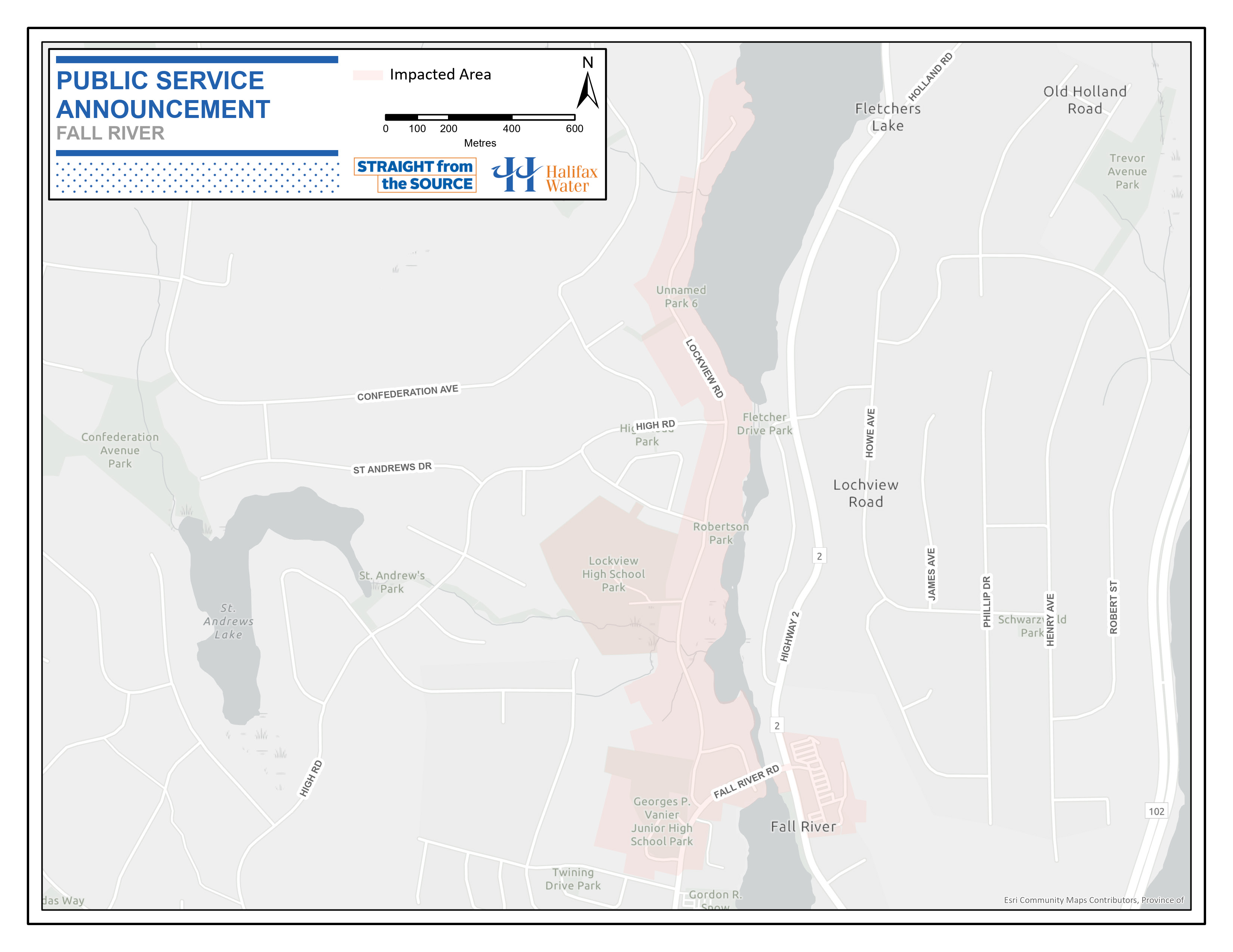 FloodImpactsFletchersLakePSAMap FloodImpactsFletchersLakePSAMap