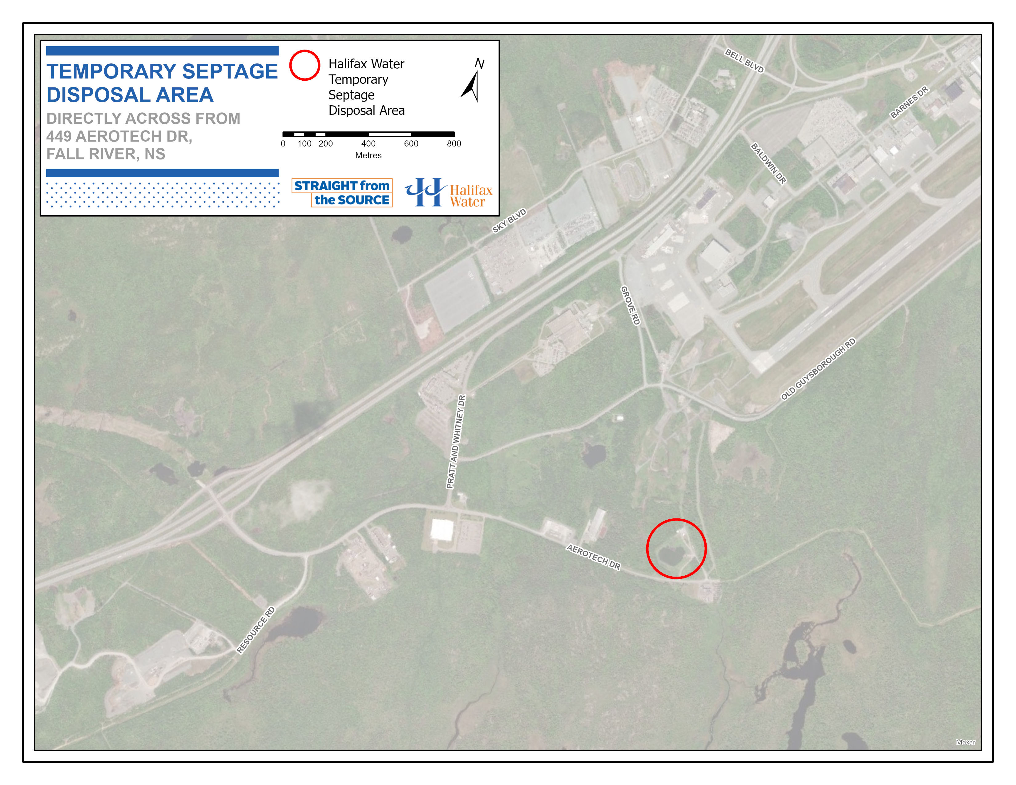 Temporary Septage Disposal Area