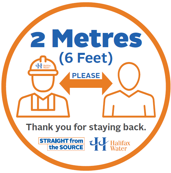 Thank you for staying back 2 meters