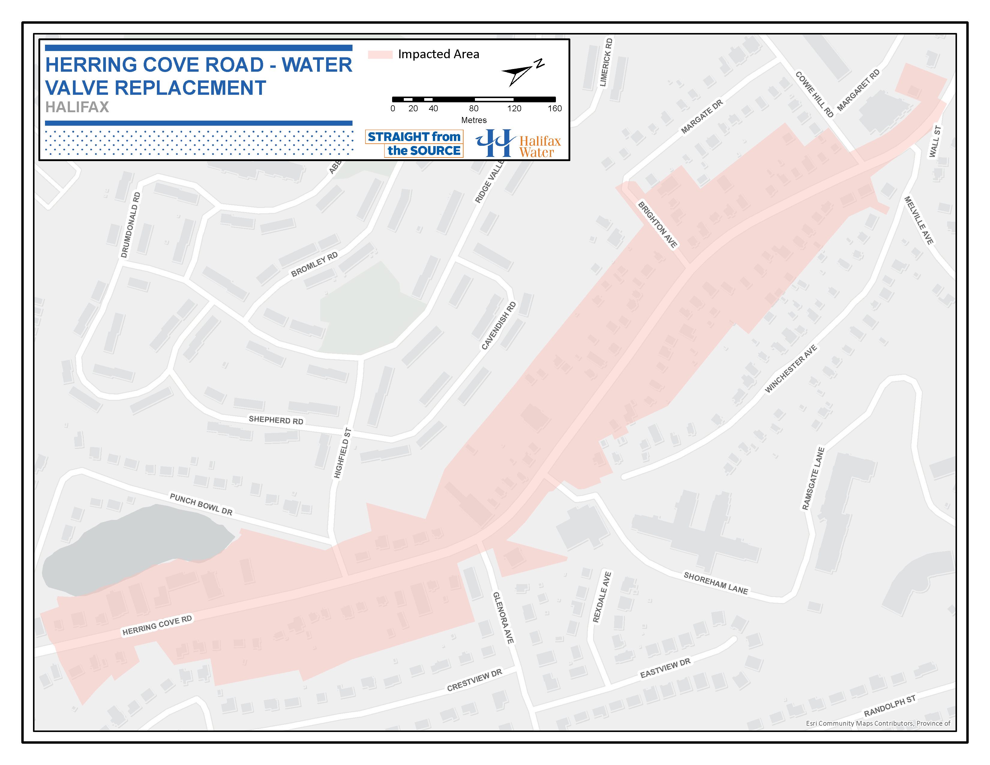 Herring Cove Road PSA Map