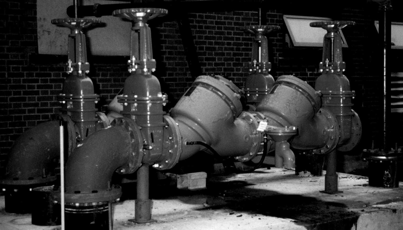 image showing large industrial backflow prevention device