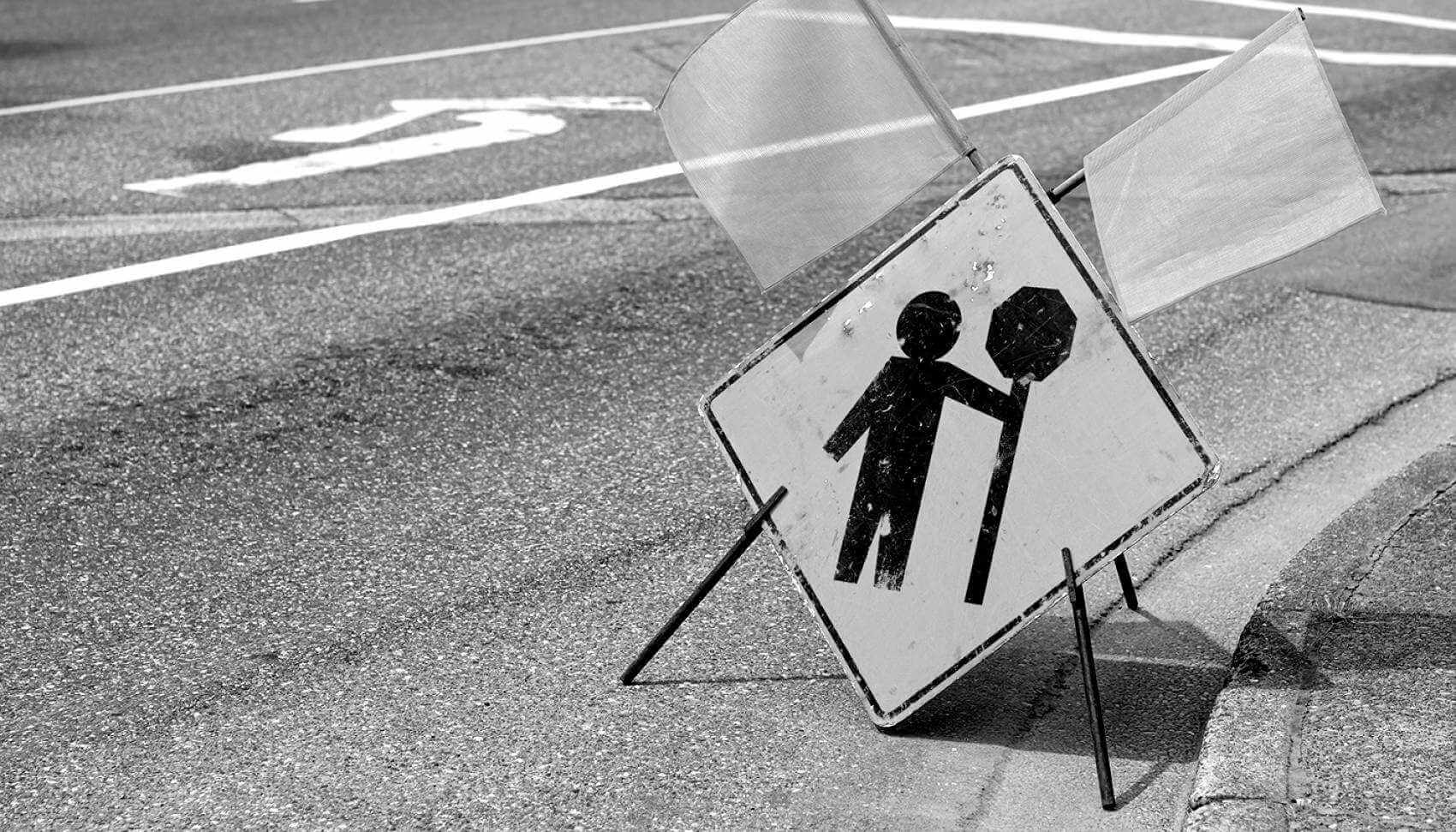 Banner Image - PSA - Flagger Ahead Sign
