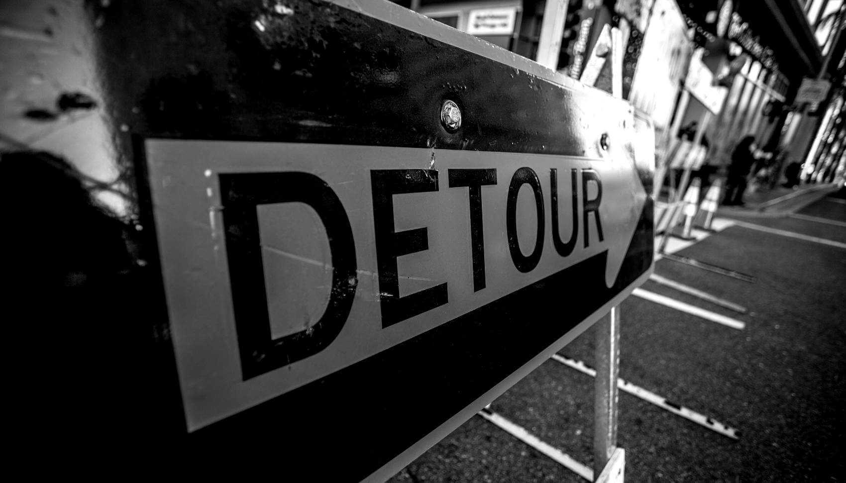 Detour Sign