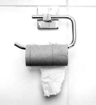 Banner Image - Toilet Paper Roll - Empty - AdobeStock_200842172