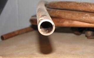 Copper pipe used for typical water laterals.