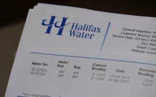 Halifax Water Bill