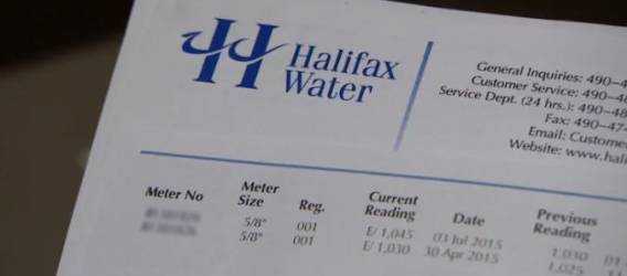 Halifax Water Bill
