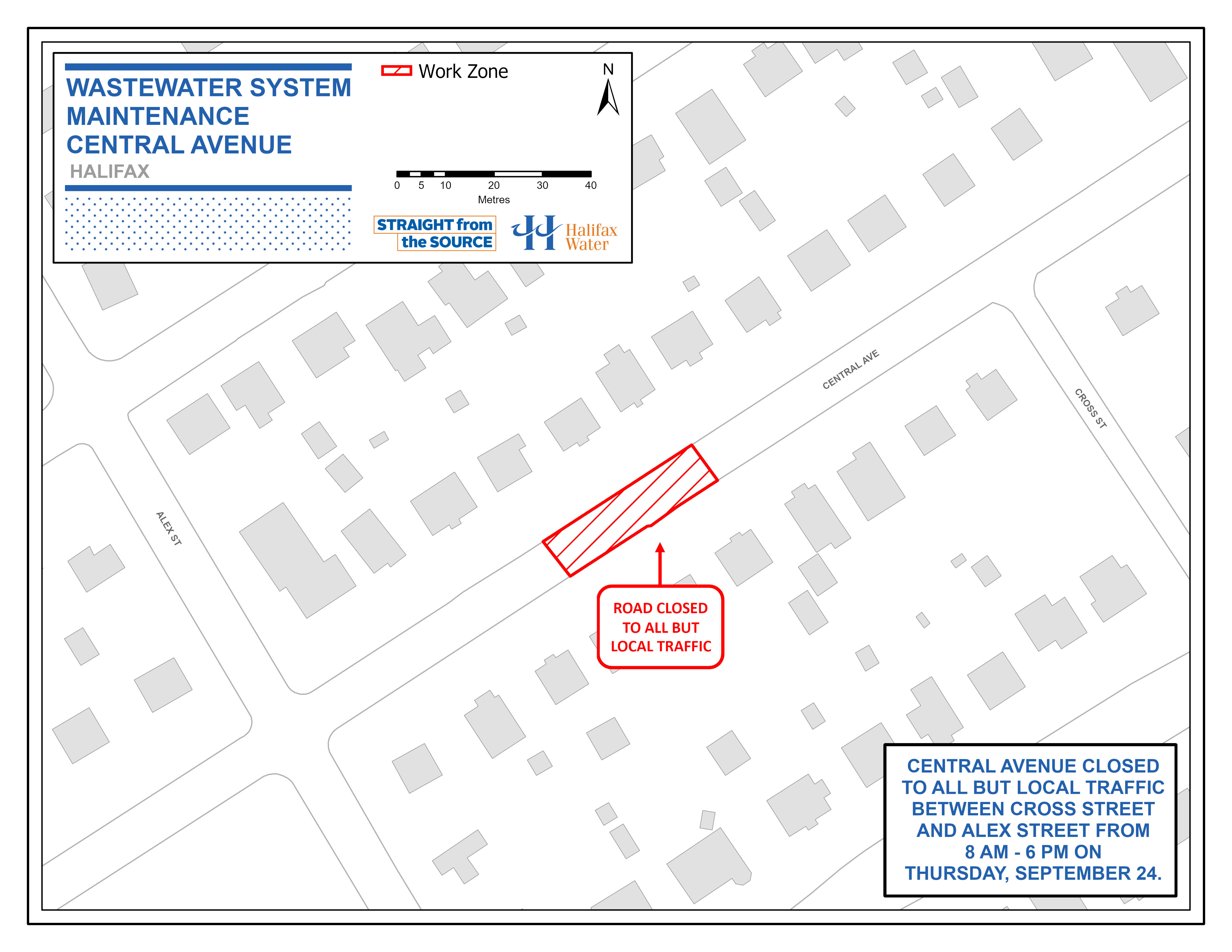 work zone map Central Ave Sept 23 2020 work zone map Central Ave Sept 23 2020